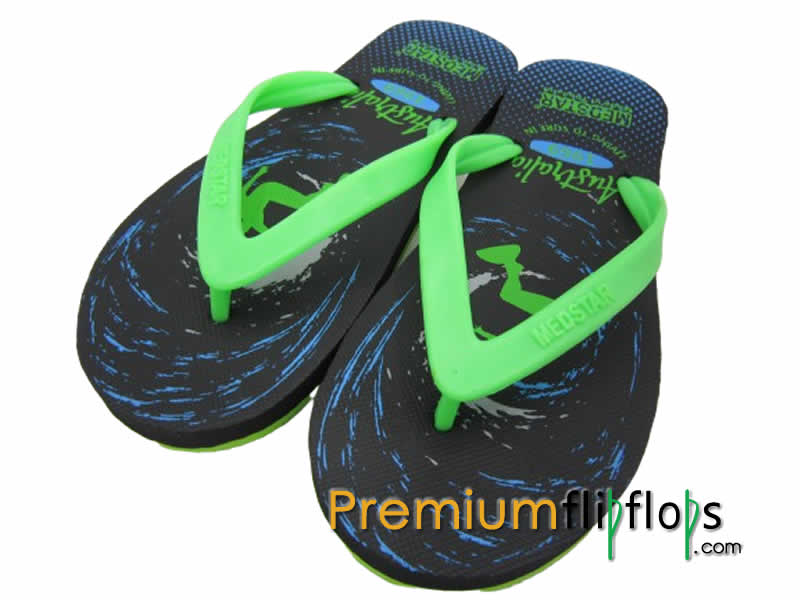 Waves Natural Rubber Flip Flops for Men Regular Fit Sandals
